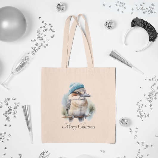 Winter Kookaburra Wensen, op maat Tote Bag