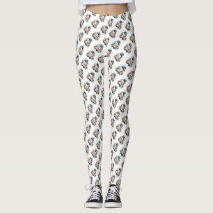 Winter Kookaburra Wishes, op maat Leggings