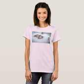 Winter - Korte staart Wezel Vrouwen T-shirt (Voorkant volledig)