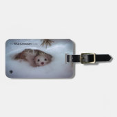 Winter - Korte zandspiering Bagagelabel (Voorkant horizontaal)