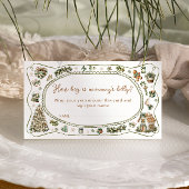 Winter koud buiten hoe groot is mama's buik informatiekaartje