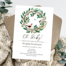 Winter Krans Bes Kerst Baby Shower