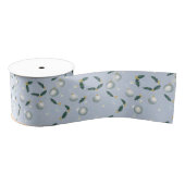 Winter Krans Cadeaupapier Grosgrain Lint (Spoel)