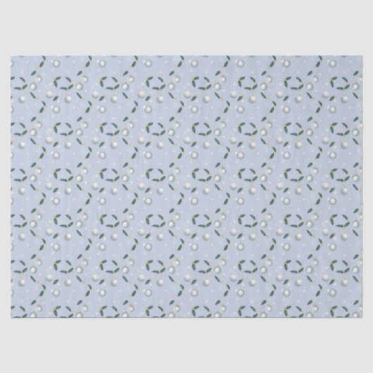 Winter Krans Cadeaupapier Tissuepapier (Voorkant)