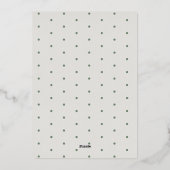 Winter Krans Kerstmis Foto Merry & Bright Folie Feestdagenkaart (Achterkant)