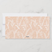 Winter Krans Monogram Vakantie 2 Foto Kaart Roze (Achterkant)