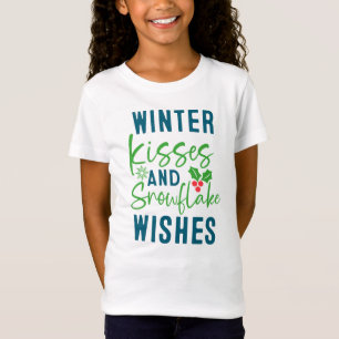 Winter Kussen En Sneeuwvlok Wensen-51963 T-Shirt
