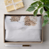 Winter Labradoodle in Pet en Sjaal Decoupage Tissuepapier (Geschenk)