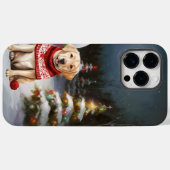 Winter Labrador Caravan Kerst Avontuur Case-Mate iPhone Case (Achterkant (horizontaal))