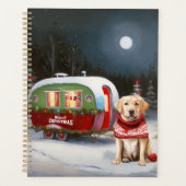 Winter Labrador Caravan Kerstavontuur Planner (Voorkant)