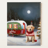 Winter Labrador Caravan Kerstavontuur Planner (Achterkant)
