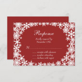 Winter Lace RSVP (Voorkant / Achterkant)