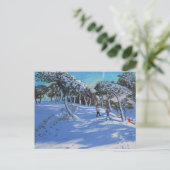 Winter Ladmanlow Derbyshire 2013 Briefkaart (Staand voorkant)