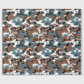 Winter Lake Camo Cadeaupapier (Vlak)