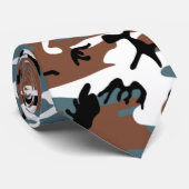 Winter Lake Camo Stropdas (Opgerold)
