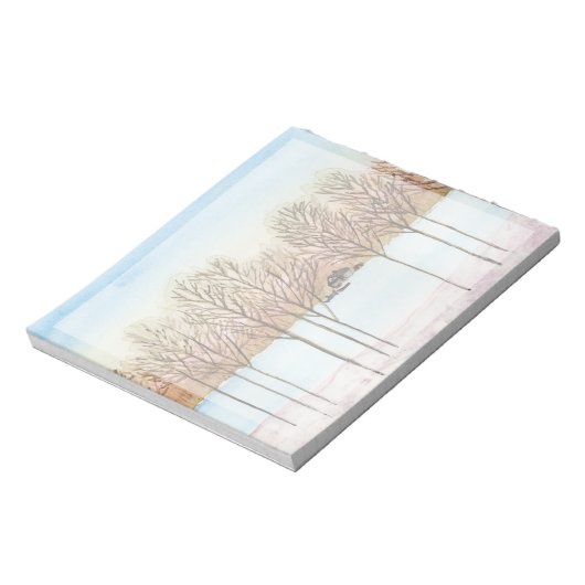 Winter Lake Getaway Notitieblok (Linkerzijde)