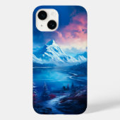Winter Lake Illustratie Case-Mate iPhone Case (Achterkant)