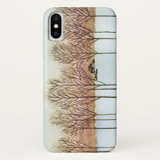 Winter Lake iPhone Case (Achterkant)