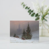 Winter Landscape, 1811, van Caspar David Friedrich Feestdagenkaart (Staand voorkant)