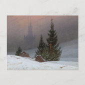 Winter Landscape, 1811, van Caspar David Friedrich Feestdagenkaart (Voorkant)