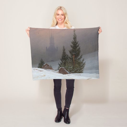 Winter Landscape, 1811, van Caspar David Friedrich Fleece Deken (In situ)