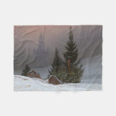 Winter Landscape, 1811, van Caspar David Friedrich Fleece Deken (Voorkant (Horizontaal))