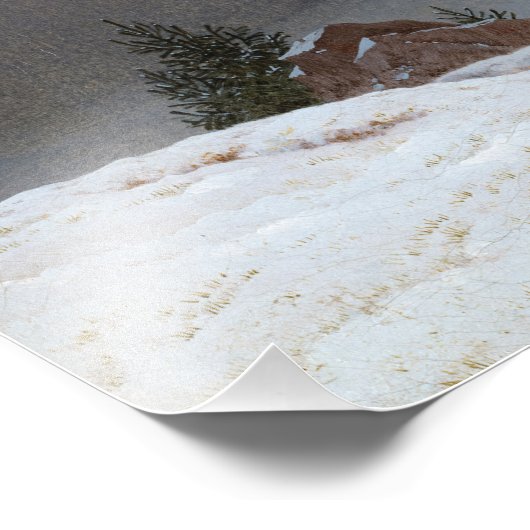 Winter Landscape, 1811, van Caspar David Friedrich Foto Afdruk (Hoek)