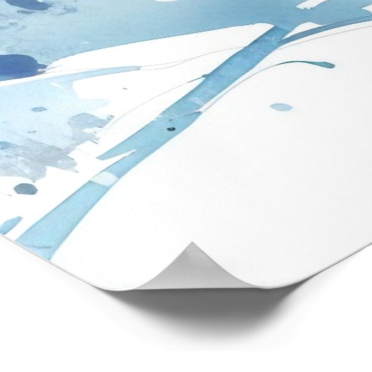 Winter Landscape Art Poster (Hoek)