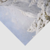 Winter Landscape by Peder Mork Monsted Tissuepapier (Detail)