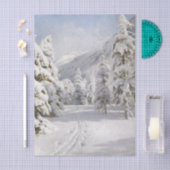 Winter Landscape by Peder Mork Monsted Tissuepapier (Craft)