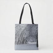 Winter Landscape Custom All-Over-Print Canvas tas (Voorkant)