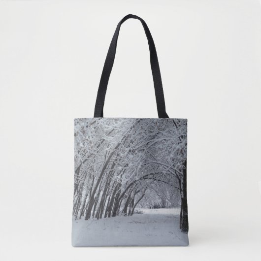 Winter Landscape Custom All-Over-Print Canvas tas (Voorkant)