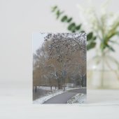 Winter Landscape DIY Postcard Feestdagenkaart (Staand voorkant)