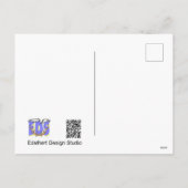 Winter Landscape DIY Postcard Feestdagenkaart (Achterkant)