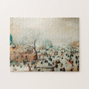 Winter Landscape Ice Skaters 1608 Hendrick Avercam Legpuzzel