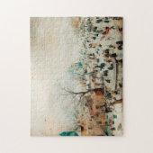 Winter Landscape Ice Skaters 1608 Hendrick Avercam Legpuzzel (Verticaal)