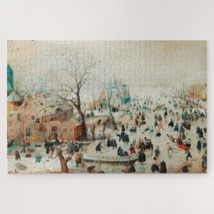Winter Landscape Ice Skaters 1608 Hendrick Avercam Legpuzzel