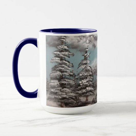 Winter Landscape-koffiebeker Mok (Links)