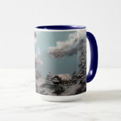 Winter Landscape-koffiebeker Mok (Voorkant rechts)