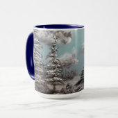 Winter Landscape-koffiebeker Mok (Voorkant links)