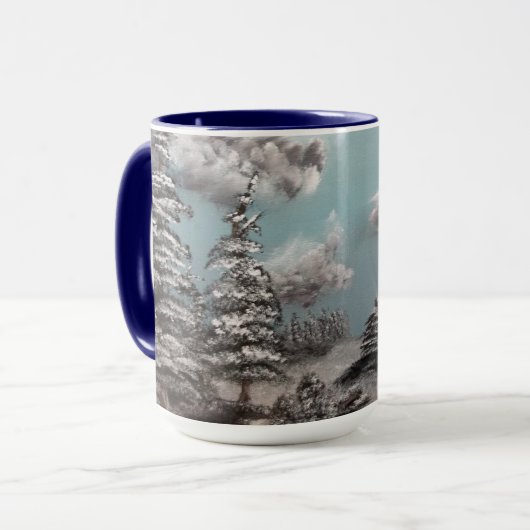 Winter Landscape-koffiebeker Mok (Voorkant links)