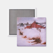 Winter Landscape Magnet (Voorkant / Achterkant)