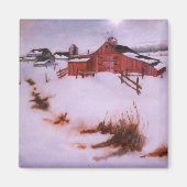 Winter Landscape Magnet (Voorkant)