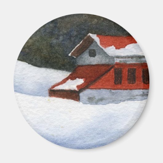 Winter Landscape Magnet (Voorkant)