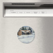 Winter Landscape Magnet (Insitu (Vaatwasser))