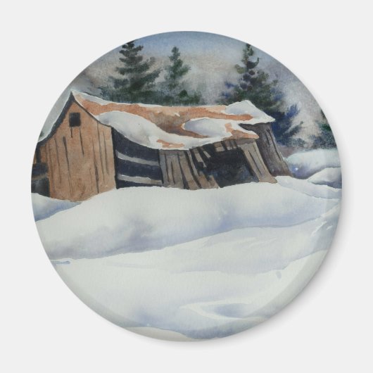 Winter Landscape Magnet (Voorkant)
