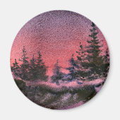 Winter Landscape Magnet (Voorkant)