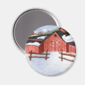 Winter Landscape Magnet (Voorkant / Achterkant)