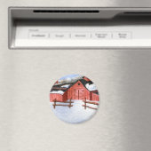 Winter Landscape Magnet (Insitu (Vaatwasser))