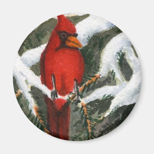 Winter Landscape Magnet (Voorkant)